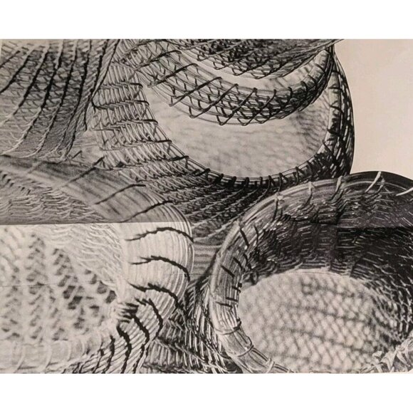 1977 Hamline University Poster Gallery Charlene Burningham Fiber Art Robert Vtg - Picture 5 of 16